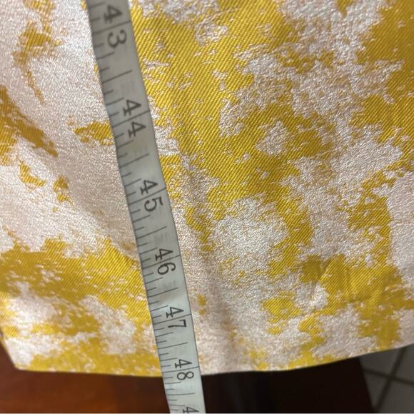 NWT Tanya Taylor Gold and Pink Jacquard Patterned Midi Gown Size 10 PP0810 - Picture 3 of 11